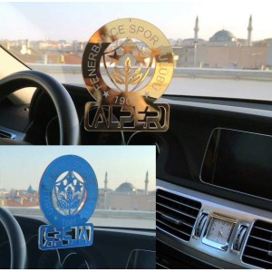 Fenerbahçeli Dikiz Ayna Süsü (Çift Renklidir)